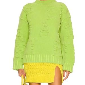BOTTEGA VENETA Alphabet Chenille Knit Sweater